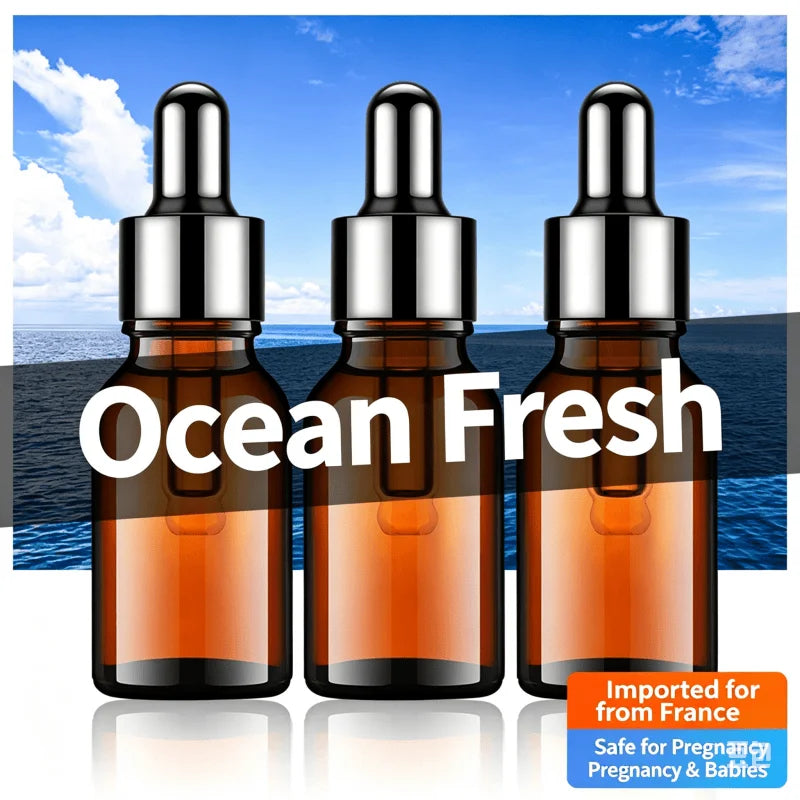 Car Air Freshener Essential Oil Refill Auto Perfume Diffuser Fragrance Dropper Bottle Long Lasting Scent Lemon Cologne Osmanthus