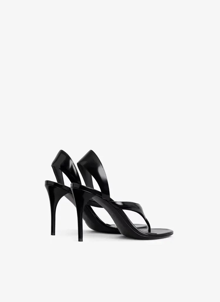 Women's Summer New Round Head Stiletto Sandals European and American Fashion Sexy Sizes 34-46 Large Sandals
