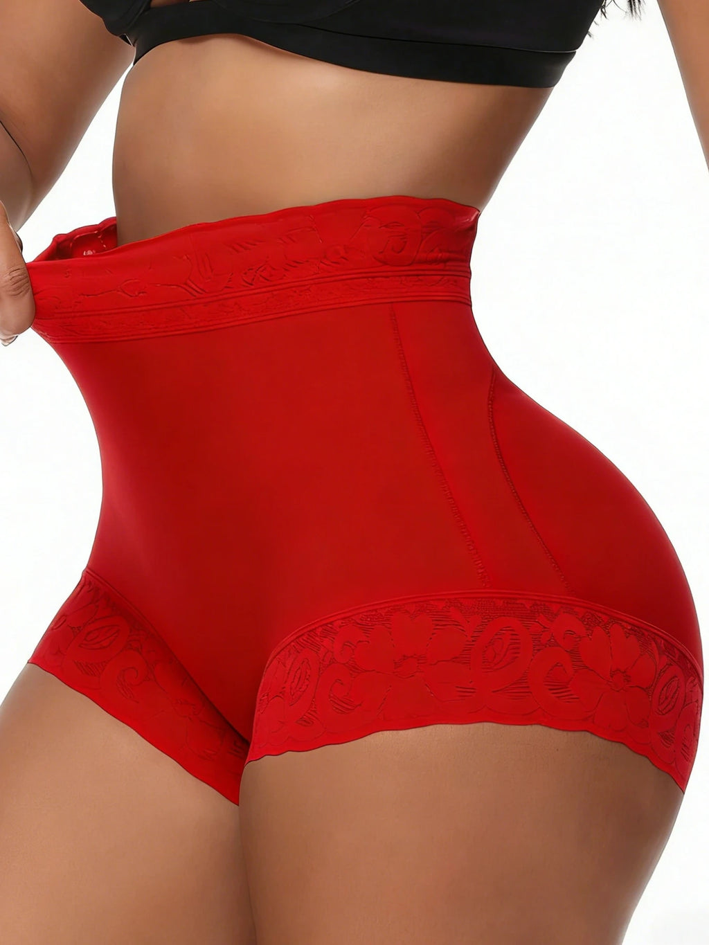 Shape for Women Tummy Control Short Faja Body Shaper Compression Panties Briefs Lace Underwear