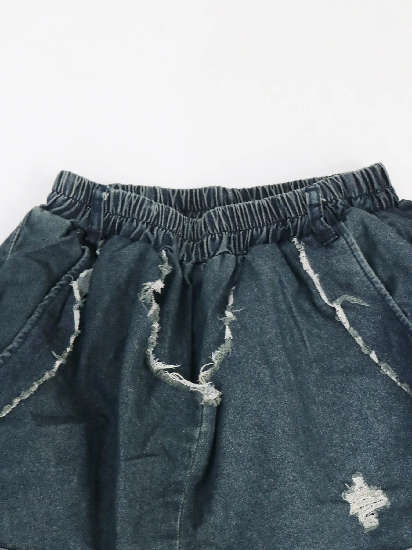 New Vintage Distressed Frayed Ripped Jeans Women's Fashion Loose Harem Pants Casual Hip Hop Streetwear Denim Trousers for Women