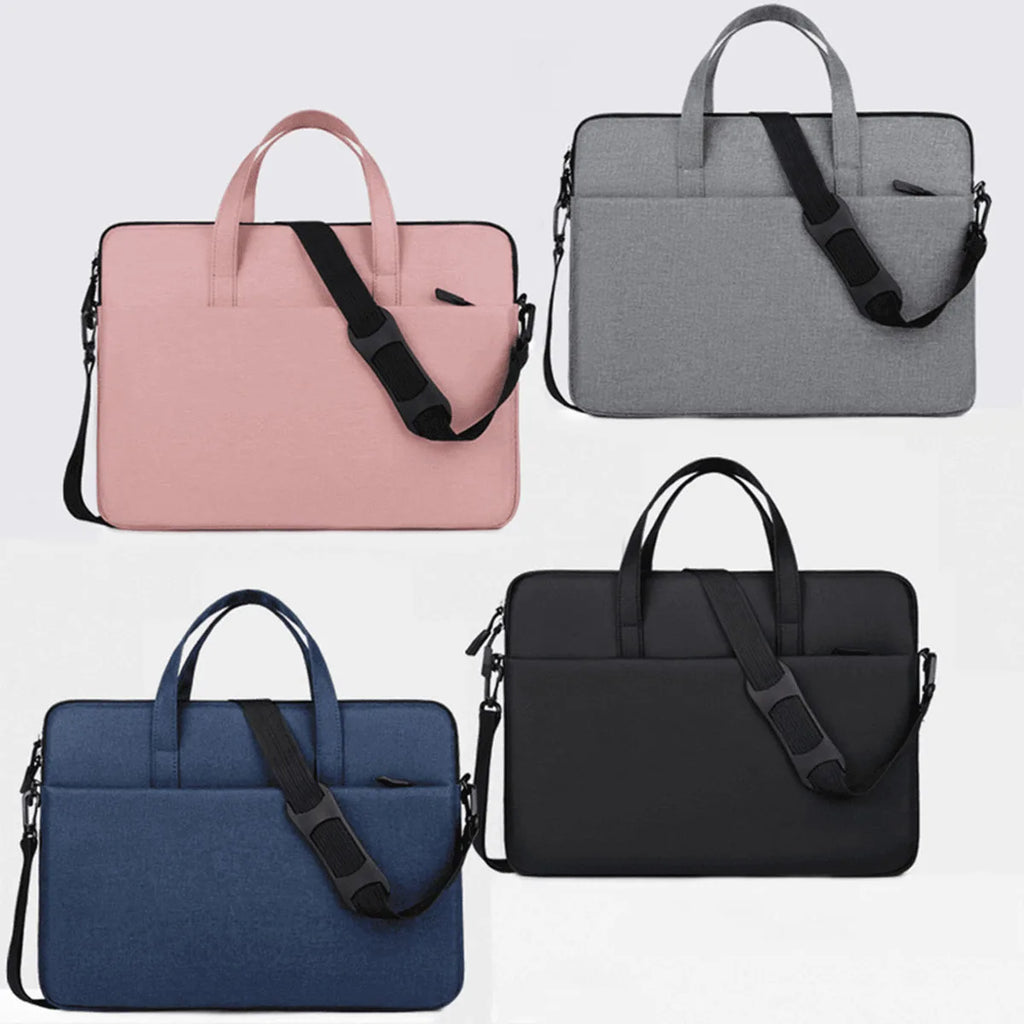 Lightweight Shockproof Laptop Bag Business Waterproof Multi-pocket Handheld Crossbody Bags Detachable Strap for Perfect and Work