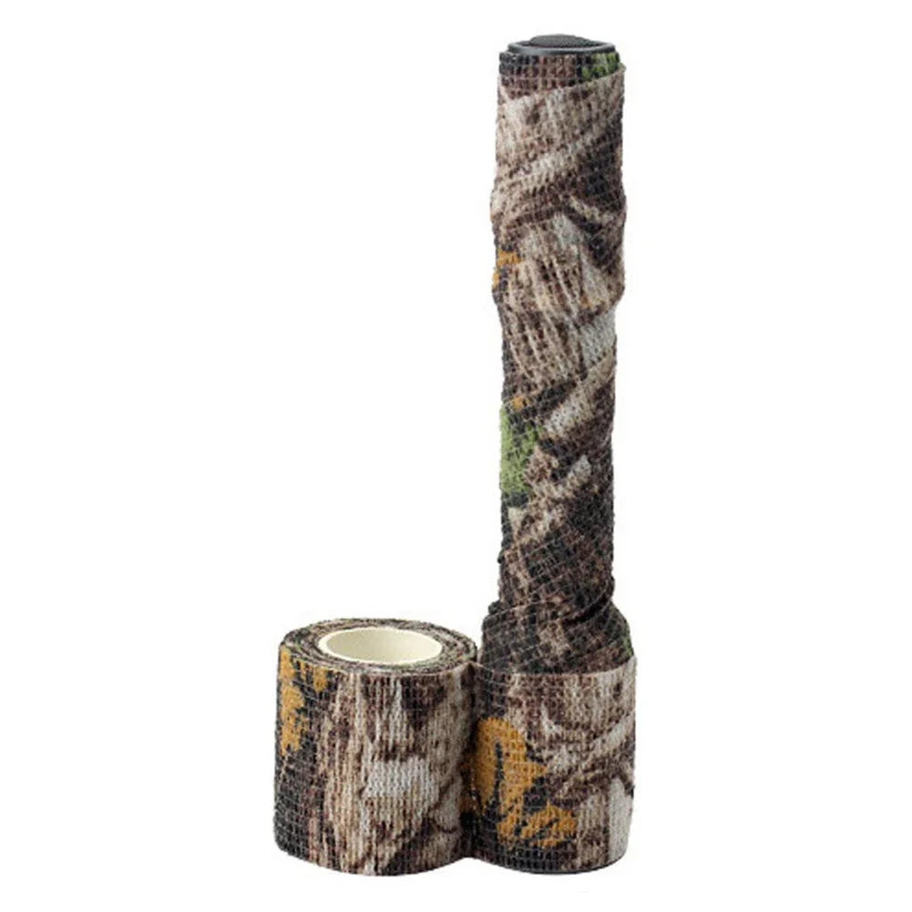 Elastic Wrap Tape  Adhesive Outdoor Hunting Camouflage Stealth Tape Waterproof Wrap Durable Self Adhesive Elastic Bandage