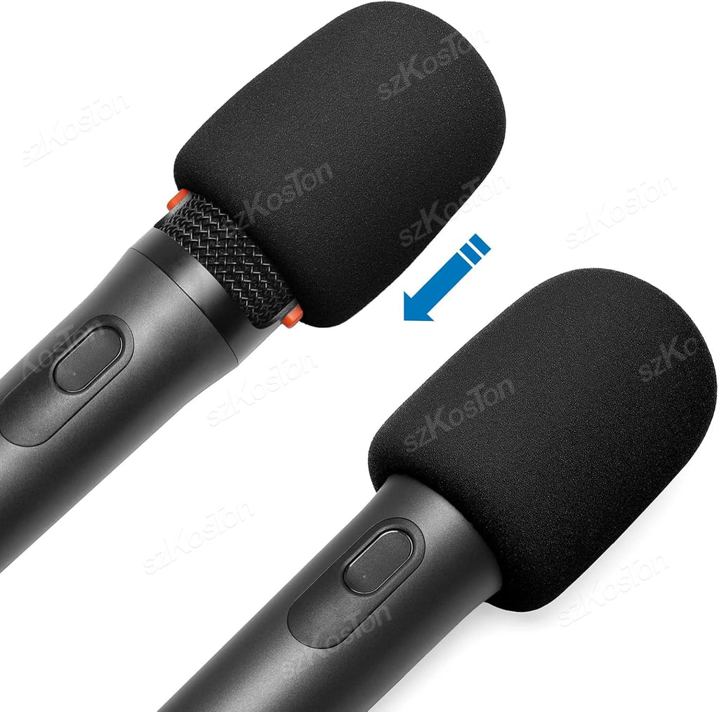 2-Pack Mic Foam Cover Compatible with JBL PartyBox Wireless Mic Microphones Windscreen Sponge Foam Cover Pop Filter