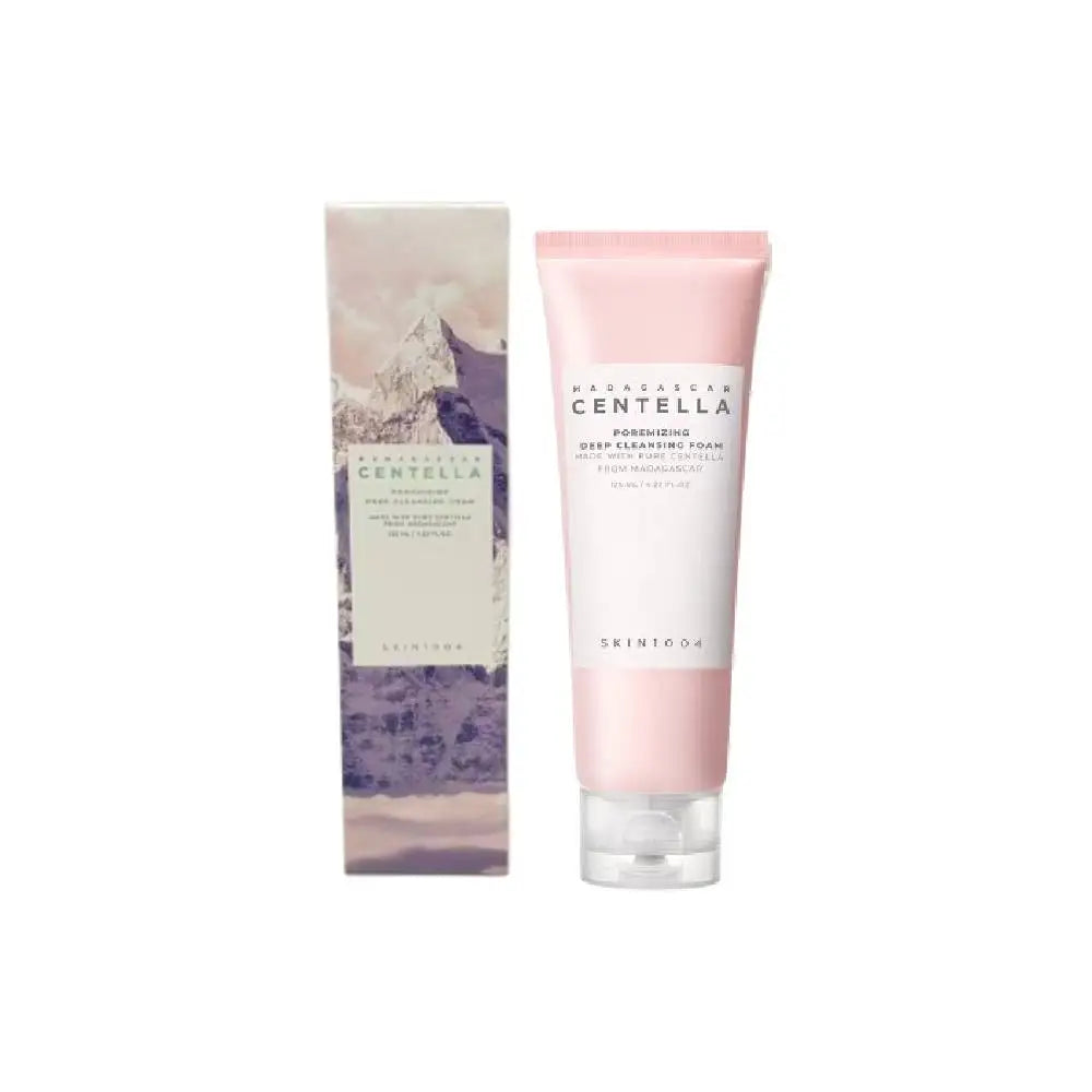 Korean Centella Poremizing Deep Cleansing Foam,Tone Brightening Cleansing Gel Foam,Facial Moisturizing Fresh Cleanser 125ml