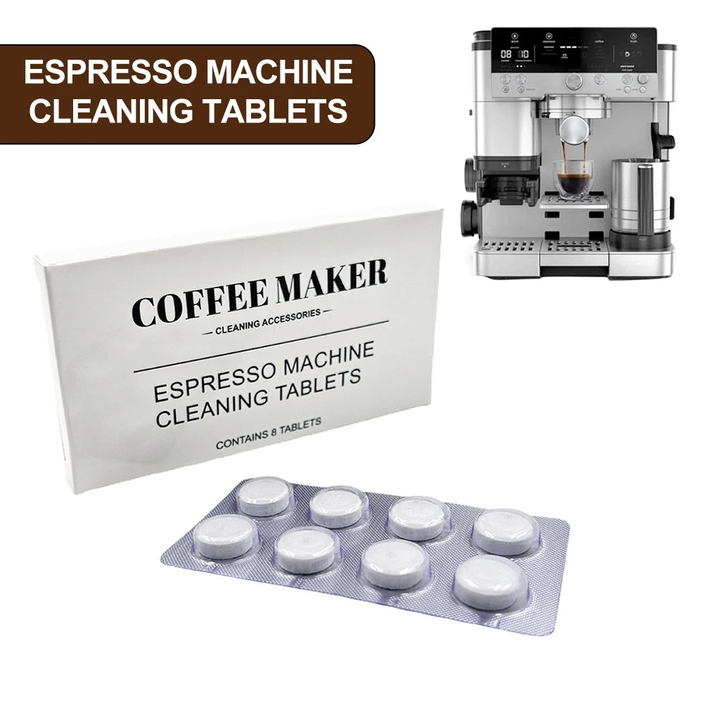 8PCS Espresso Machine Cleaning Tablets For Ninja Luxe ES601/ES701 Espresso Machines Water Tank Cleaning Spare Accessories