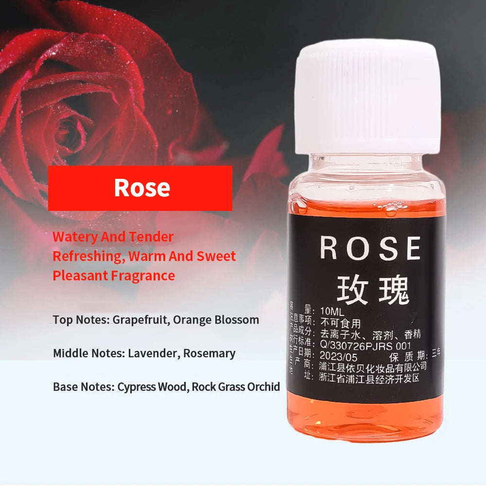 10ml Car Perfume Supplement Natural Plant Oil Water Soluble Auto Air Freshener Home Fragrance Humidifier Car Accessories