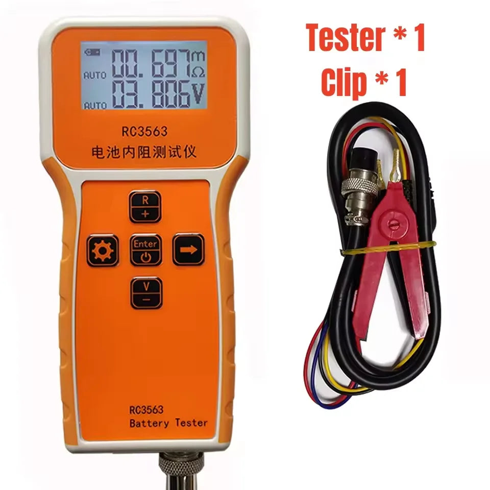RC3563 Battery Voltage Internal Resistance Tester High-precision Trithium Lithium Iron Phosphate 18650 Battery Tester Ohmmeter