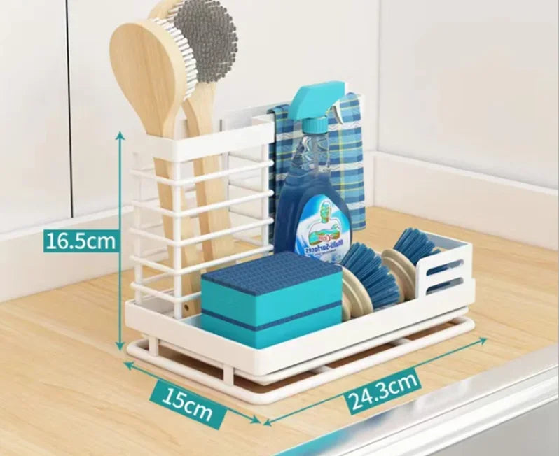 Kitchen Sink Stand Sponge Holder Dish Drainer Organizers Storage Accessories Shelf Storage Organizer Dish Drying Rack Gadgets