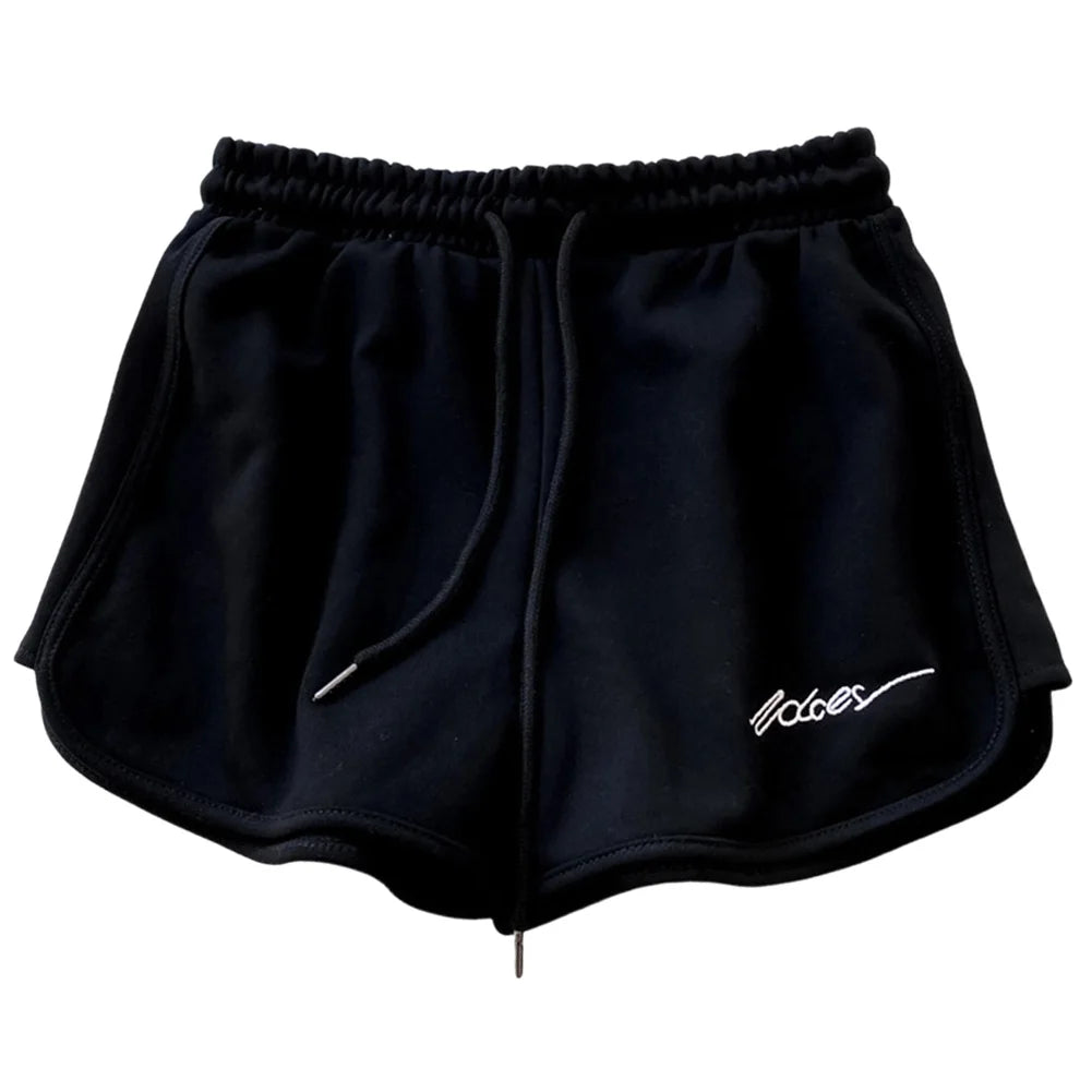 Loose Fit Women's High-Waisted Sports Shorts Elastic Running Pants for Fitness Casual Home Wear Four Season Use