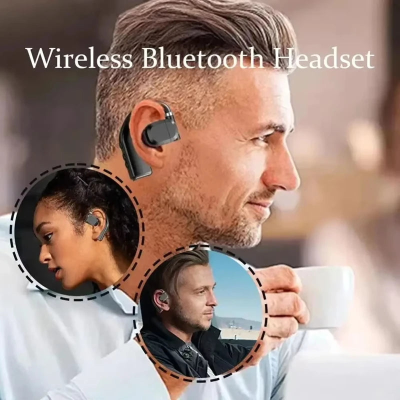 NEW Wireless Bluetooth Headphones Earhook Design Bluetooth 5.4 Noise Reduction Stereo Sound With Microphone Gaming Headset 2026