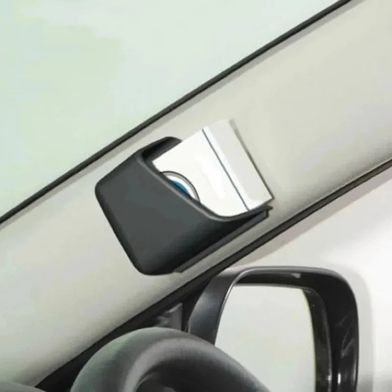 1Pair Car Organizer Auto Truck Pillar Storage Box Cigarette Phone Glasses IC Card Holder Organizers Bag Car Styling Accessories