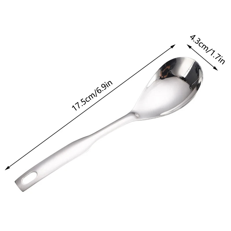 Kitchen Stainless Steel Spoon With Holes Cuisine Caviar Builder Roe Sauce Strainer Spoon Durable Kitchen Cooking Gadgets