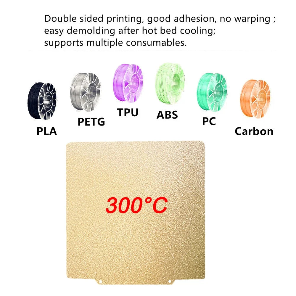 230x230mm for Artillery Gneius, Genius Pro, Hornet PEI Plate Heat Bed Accessories Flexible PEI Sheet for Anycubic Kobra 2