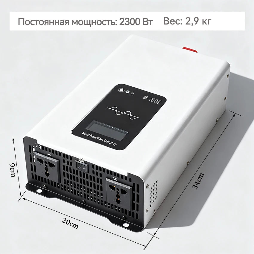 Pure sine wave inverter DC 12V/24V/48V/60V/72V to AC 220V/110V 1000W 2000W 3000W 4000W 5000W power converter car solar inverter