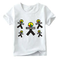 2026 Retro Children's Anti-War Michael Jackson Olodum Printed T-Shirt, Pure Cotton Summer Casual Breathable Clothing Children