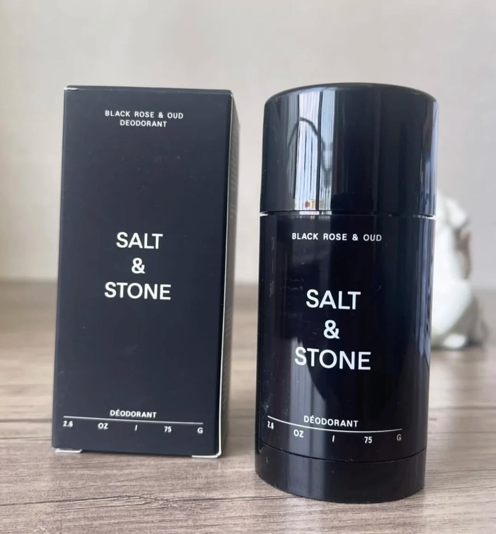 SALT& STONE Brand Deodorant Black Rose Oud Neroli Basil Eliminate Body Odors Fragrance Blam Stick Unisex Natural Plant Deodorant