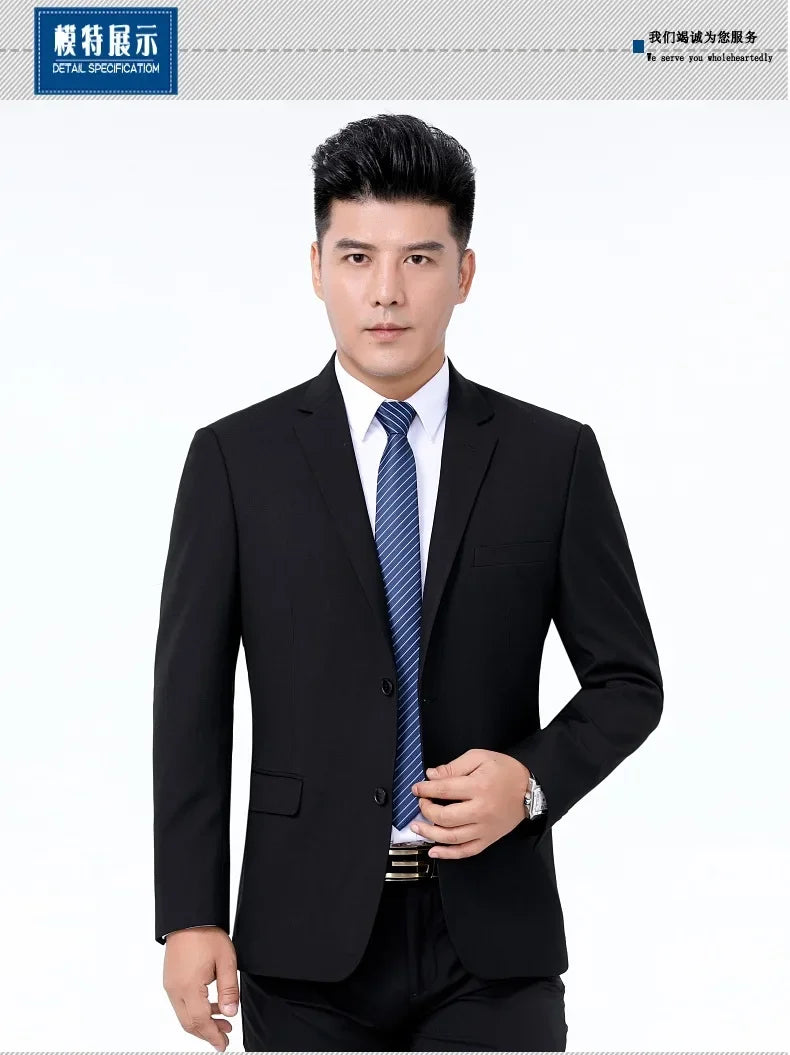 Suit Fashionable Gentleman Men's Formal Wedding Best Man Sales Work Clothes Gentleman's Professional Show Business Office Suit