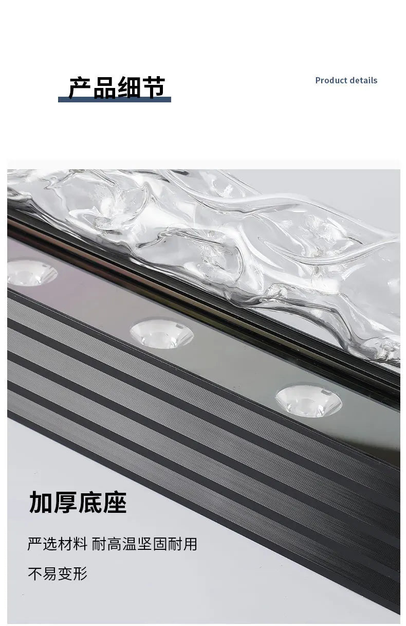 3D Dynamic Water Ripple Light Wall Washing Atmosphere Water Pattern Light Living Room Commercial KTV Background Decoration