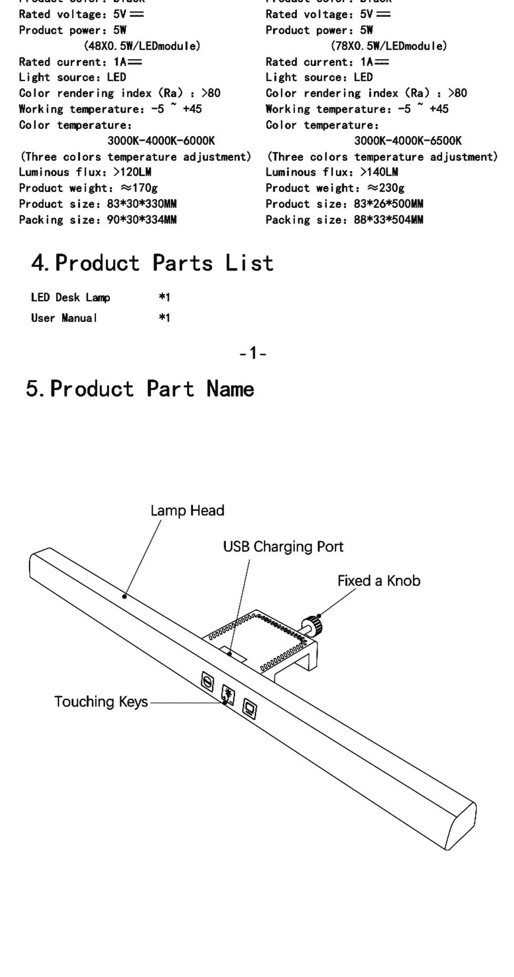 Screen LED Bar Desk Lamp PC Computer Laptop Screen Lamp  Hanging Light Bar Table Lamp Office Study Reading Light For LCD Monito