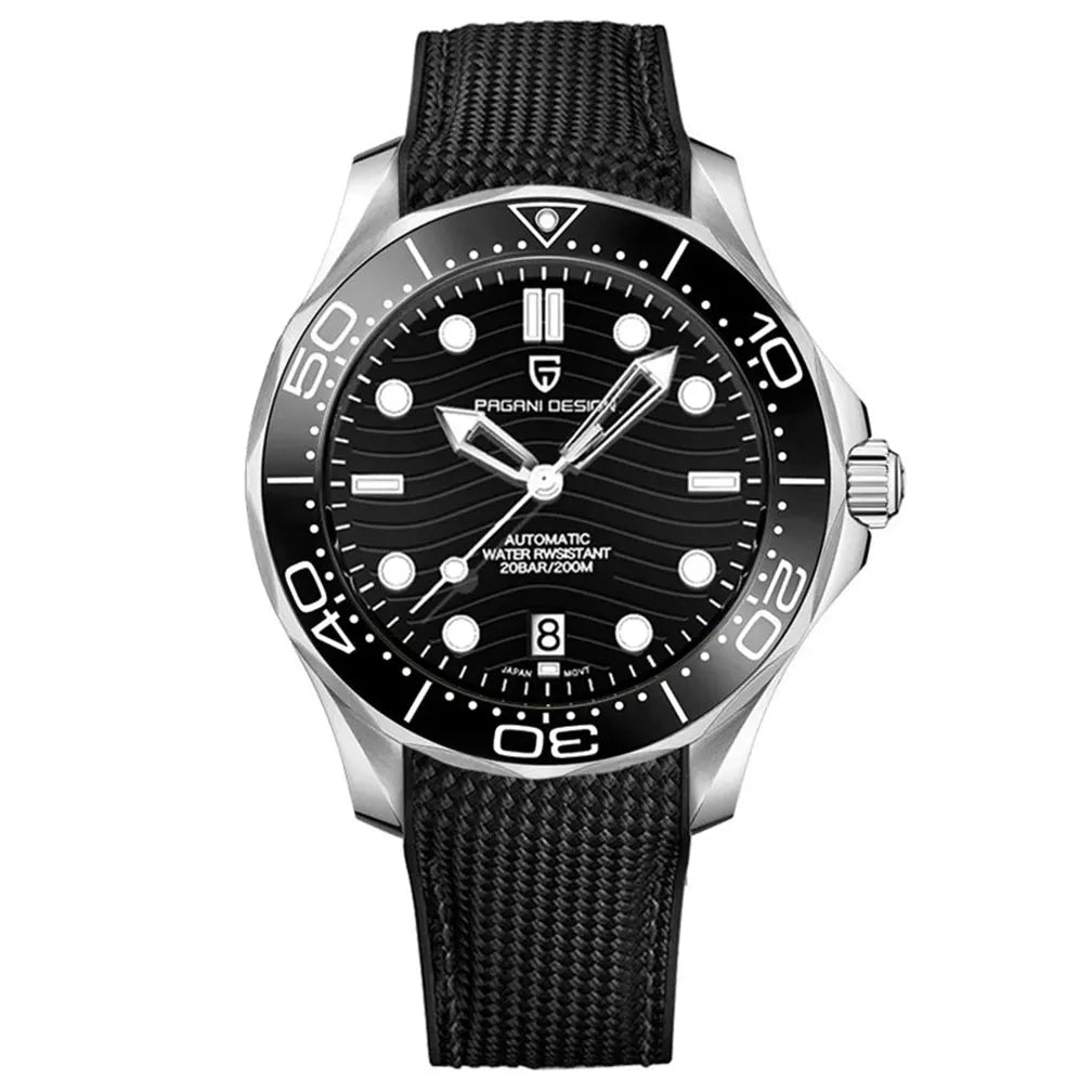 PAGANI DESIGN 2026 New Top Brand Luxury Automatic Watch Men AR Sapphire crystal Mechanical Wristwatch Men Miyota 8215 Movt Clock