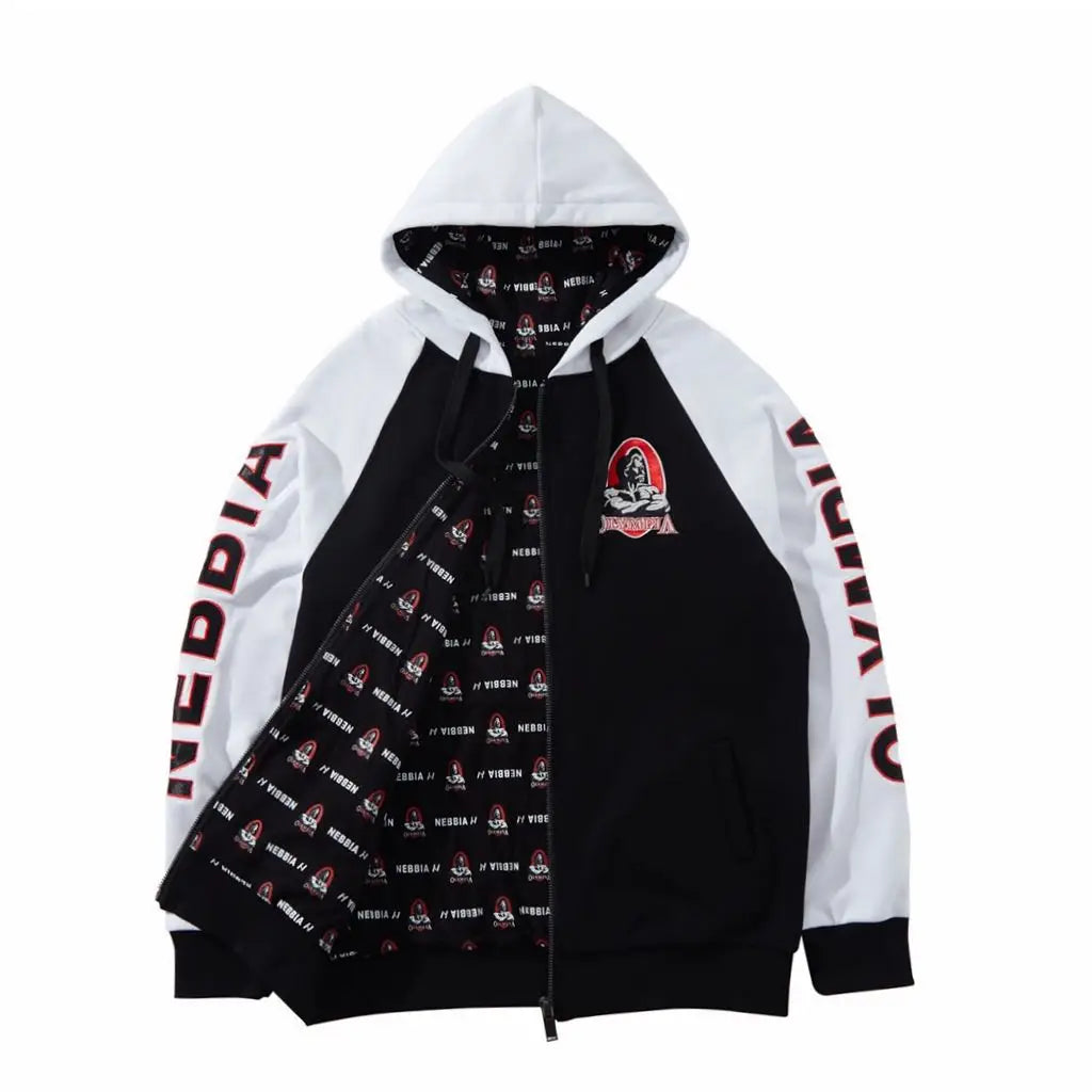 2025 Latest 60th Anniversary Olympia Embroidered Hoodie Sweater Fitness Bodybuilding Athlete