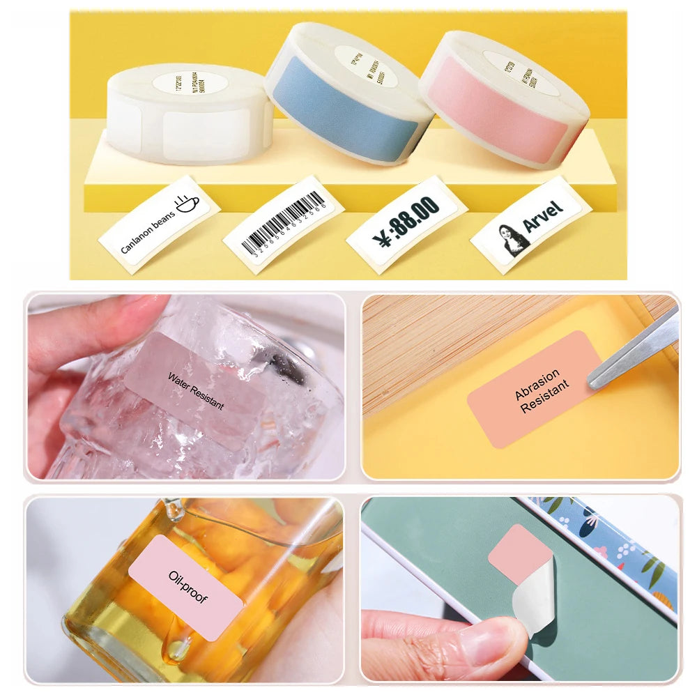 Niimbot D101 Thermal Label Printer Wireless Pocket Barcode Maker Inkless 10-25mm Width Mobile Sticker Printer for Office Home