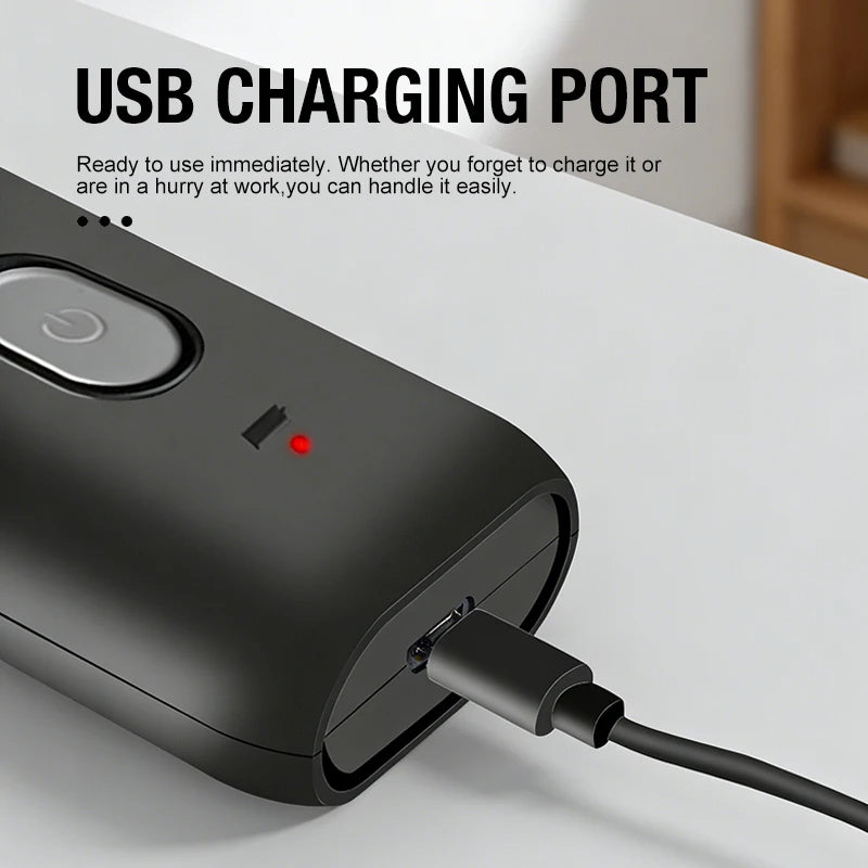 Men's Electric Portable Shaver, Double Headed Shaver, Multi functional USB Charging Shaver