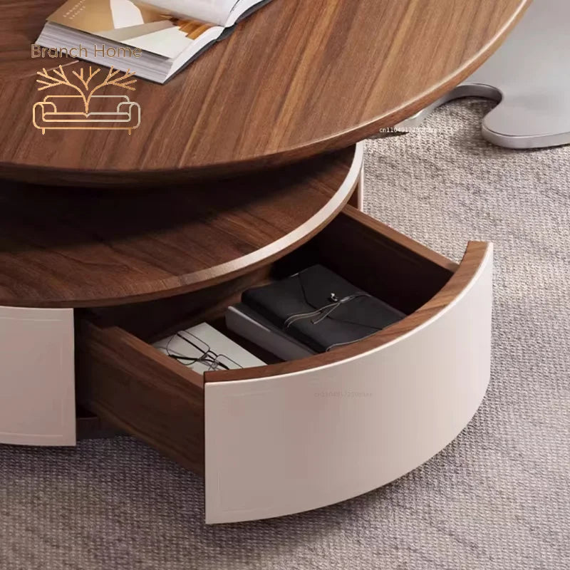 ！@Living Room Furniture Set Wooden Modern Nesting China Small Oval Shape Side Tea Table Design Leaf Shaped Coffee Table