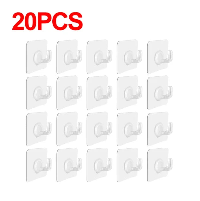 Hook Laundry Accessories Home and Decoration Personal Care For Kitchen Gadgets 1/5 Pcs Adhesive Wall Hooks Washing Powder Garden