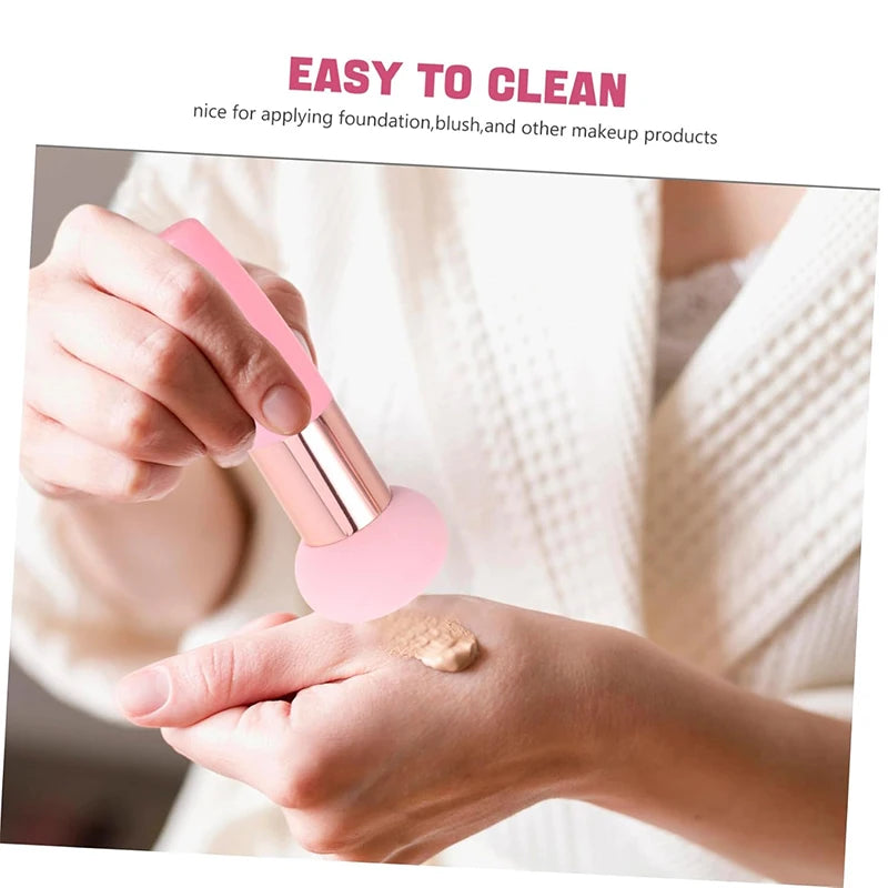 New Mushroom Head Makeup Brush Puff Beauty Makeup Sponge With Handle Make-up for Fashion Women Professional Makeup Tools Puff