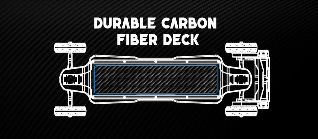 Flipsky Lightning-FS-AT2WD Top Speed Durable Carbon Fiber Deck Electric Skateboard Come With Dual FSESC6.9 12S Battery