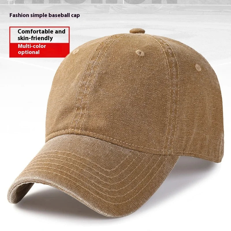 URBANCREW Washed Cotton Baseball Cap – Adjustable Streetwear Hat