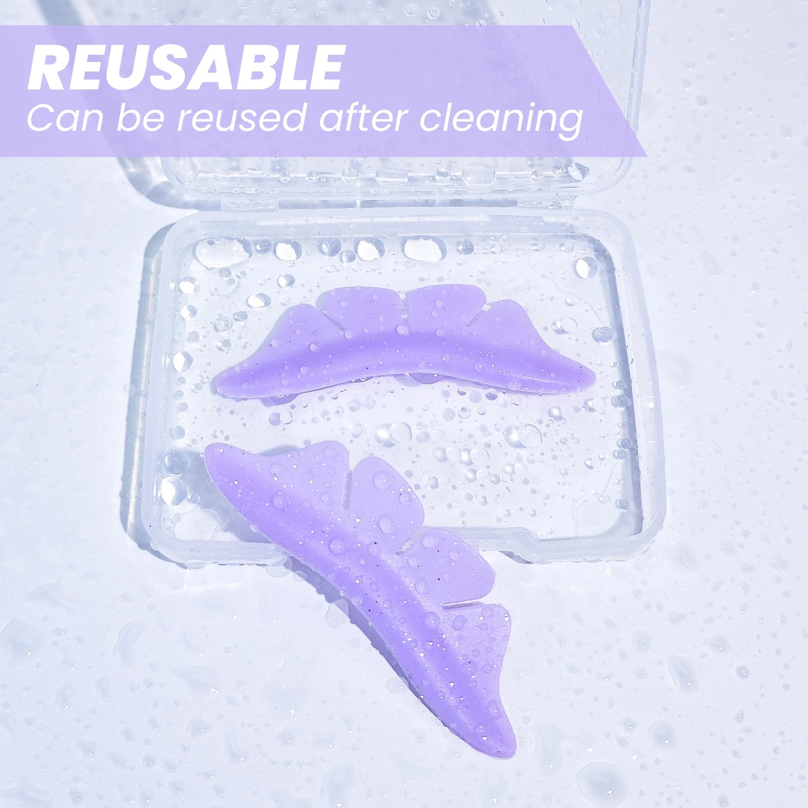 Libeauty 1 Pair Silicone Glitter Butterfly Lash Lift Shield Eyelash Perm Pads Lash Lifting 3D Eyelash Curler Accessories Tool