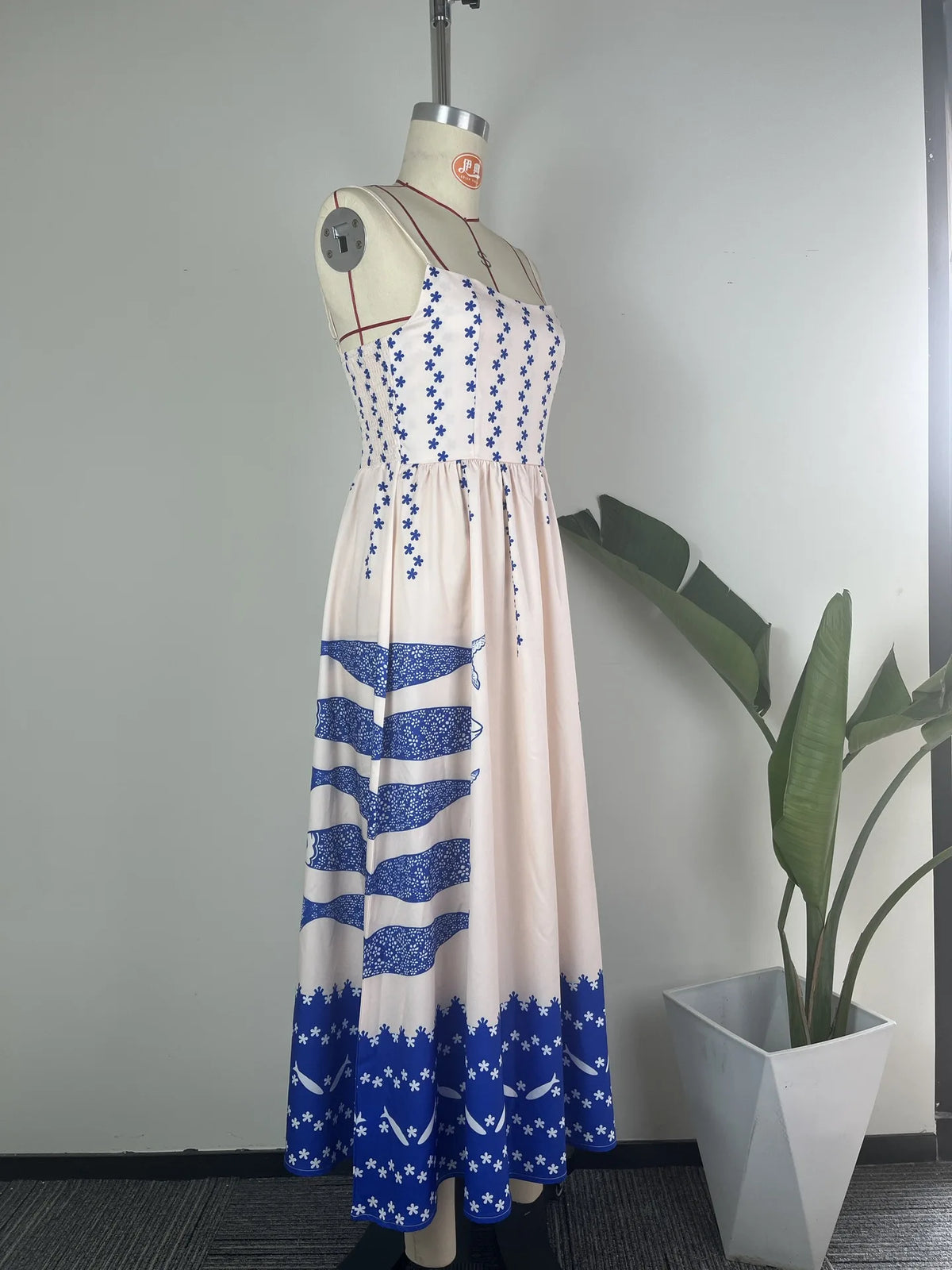 Summer U-neck Casual Female Vintage Elegant Spaghetti Strap Dress Women Elegant Solid Sleeveless A-line Midi Women's Dresses
