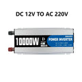 10000W Inverter 12v24v48V DC to 220VAC for Microwave/Drill/Medical Equipment Overload Alarm Construction/Truck/Farm Off-Grid Use
