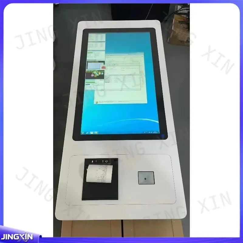 Enhance your business operations with this advanced capacitive touch screen kiosk designed for seamless bill payment and self