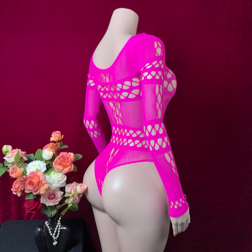 Hot Sexy Lingerie For Woman Fishnet See-through Bodysuit Fancy Lace Underwear Porn Costume Bodystockings Mesh Bikinis Erotic