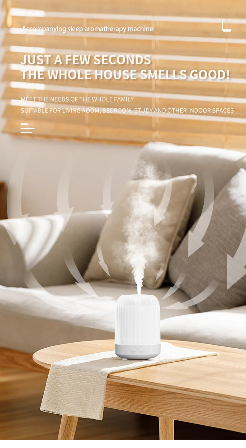 Home Essential Oil Humidifier Aromatherapy Machine Smart  Automatic Perfume Machine Bedroom Diffuser Night Light Humificador