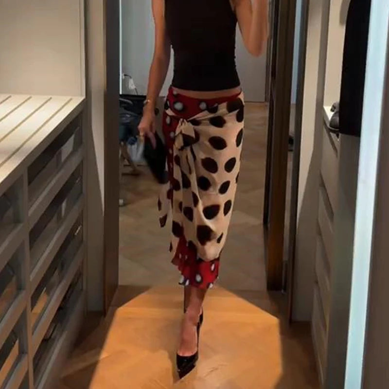 Urban Long Dress Animal Print Women Dress Sexy V-neck Ruched Drawstring Female Dresses 2026 Summer Party Lady Street Robe