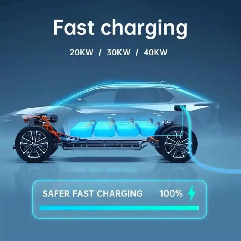 Customized 120kW DC Fast Commercial EV Charging Station, Electric Car Charger Built-In Battery Storage System