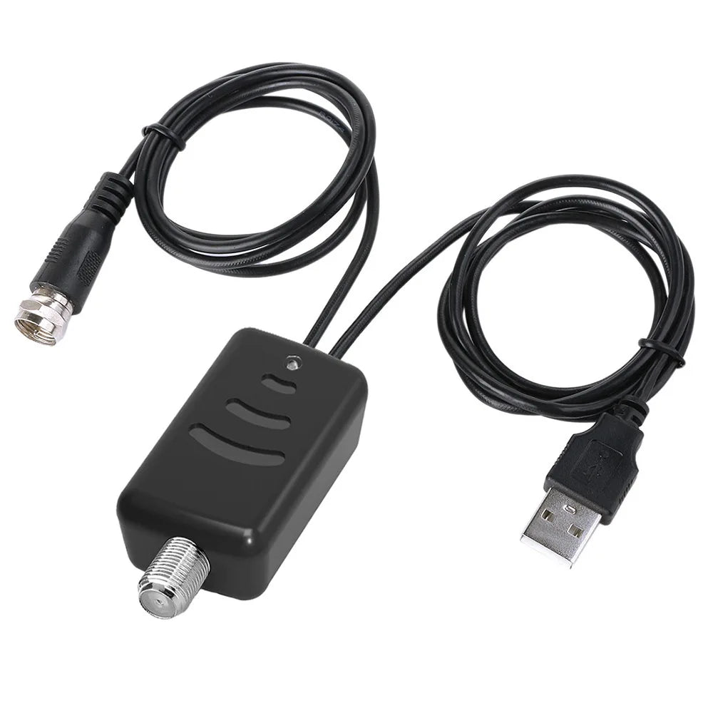 Indoor TV Antenna Amplifier CATV Signal Booster for HD TV Antenna with USB Power Supply Easy Installtion Gain 25dB