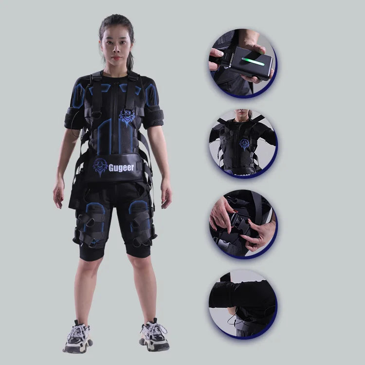 Wireless Full Body EMS Muscle Stimulator for Home Gym Fitness Training Electrotherapy Workout Equipment for Muscle Building