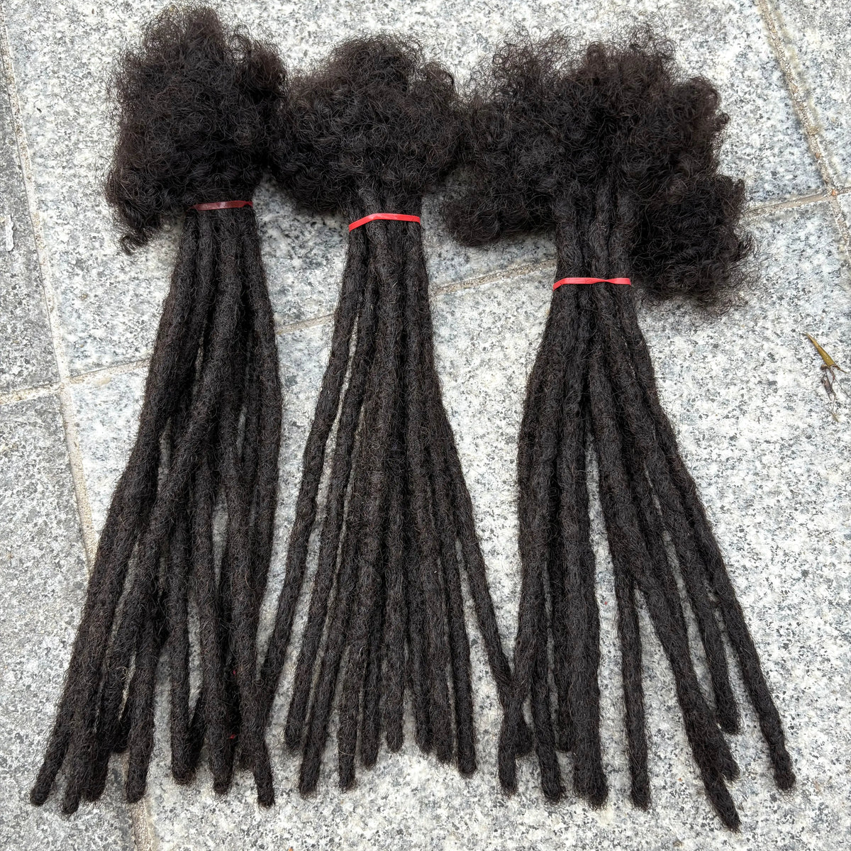 6-20inch 0.6cm Regular Loc Extension Human Hair 50 Strands Full Handmade 100% Human Hair Loc Dreadlock Extension for Men Women