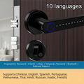 Remote Lock Smart Fingerprint Door Lock Smart Password Electronic Digital Door Handles WiFi Gateway Key Biometric Door Lock