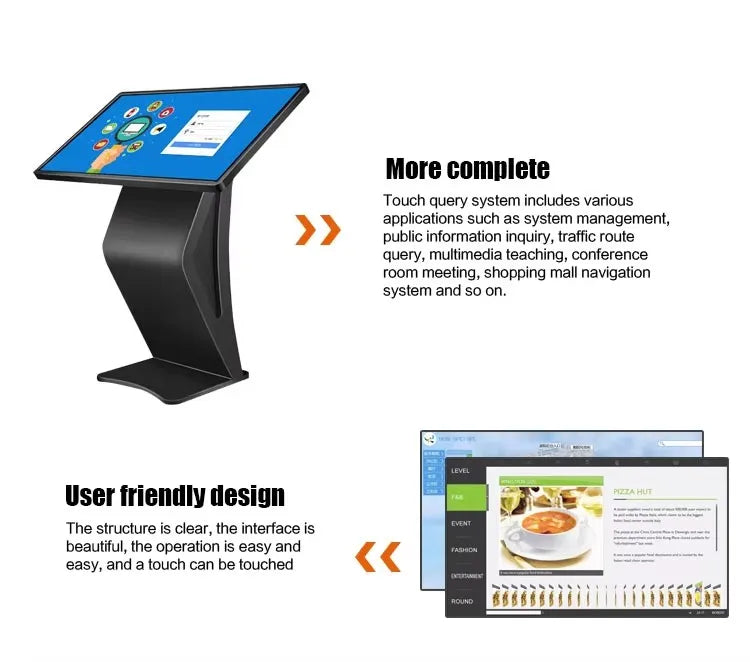 32-Inch screen interactive LCD kiosk touch screen floor rack digital poster self-service advertising inquiry machine