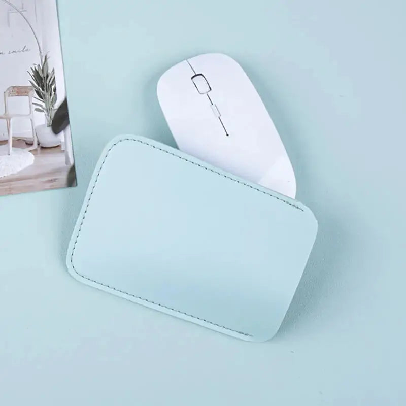 1PC Wireless Mouse Storage Bag Suitable Mouse Protective Leather Sleeve Bag Anti-scratch Case Portable Simple Mouse Storage Bag