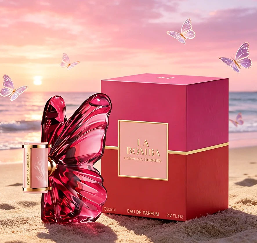 Charming perfume La-Bomba Women's perfume spray, 2.7oz80ml flower fragrance, fruit fragrance, amber tone, high class, elegant and unique, perfect choice for gifts