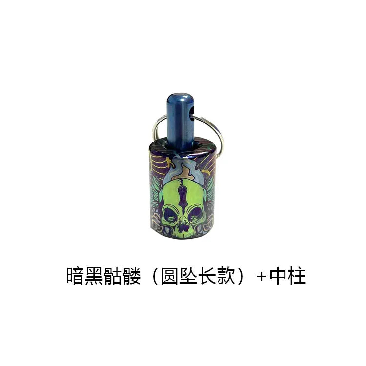 EDC Titanium Alloy Knife Beads A Pendant Paracord Outdoor DIY Decorations Camping Gear EDC Tools