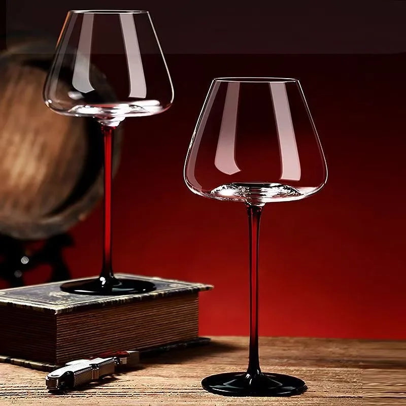 New Wine Glass Light Luxury High Value Crystal Glass Red Wine Glass Household High Value Goblet High Grade Wine Glasses
