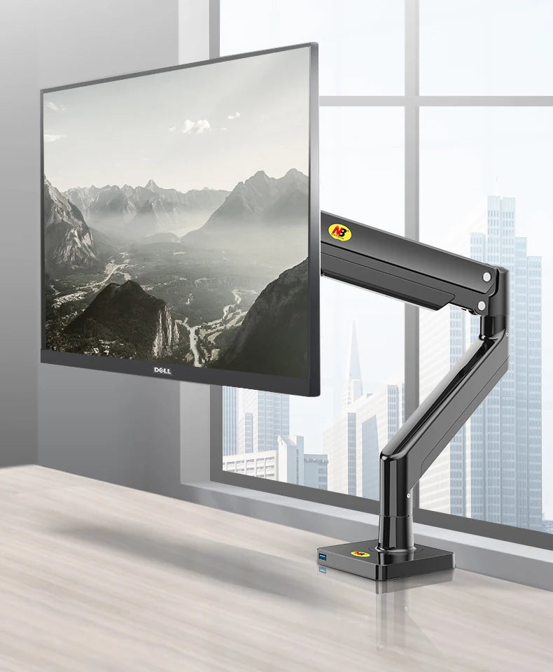 NB G40 G42 G45 Gas Spring Arm 22'-40' Screen Desktop Monitor Holder 360 Rotate 3-15kg 3-12KG Arc Screen/Ultra Wide Flat Screen